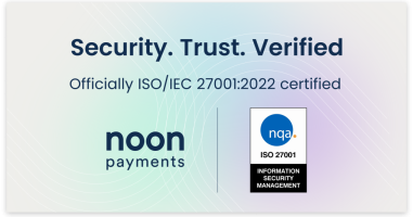noon Payments ISO Certificate