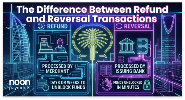 difference between refund and reversal transaction